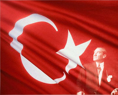 Türk Bayrağı ve Atatürk Resmi - 29 Ekim Resimleri