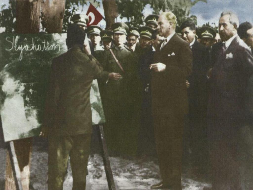 Başöğretmen Atatürk (Resim)
